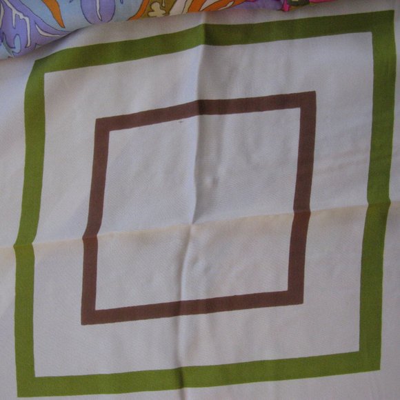 Marchesa di Gresy vintage silk scarf women - Picture 3 of 5